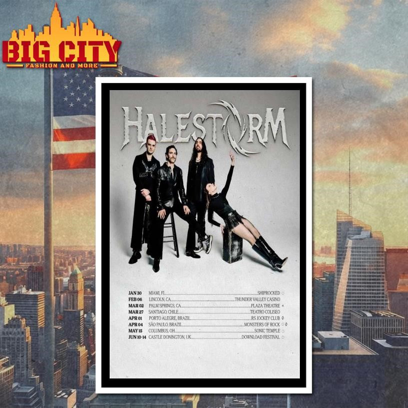 HALESTORM World Tour 2026 Poster Shirt