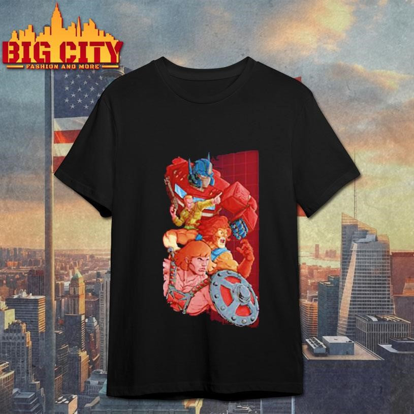 HEROES CLASH! Retro 80s Cartoon 2025 New Shirt