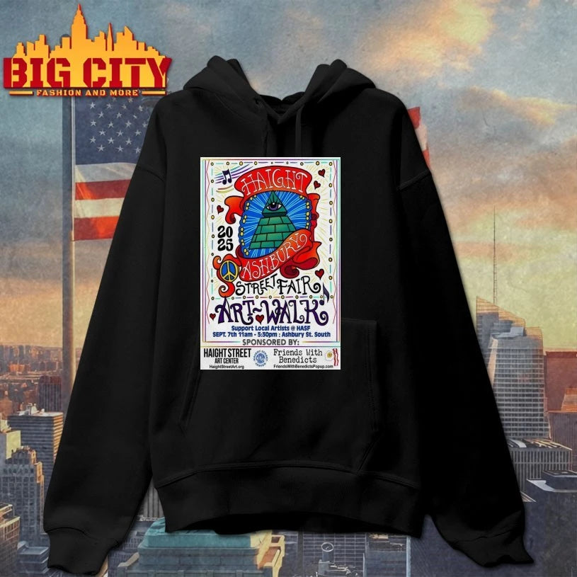 Haight Ashbury Street Fair Sept 7 2025 Poster shirt