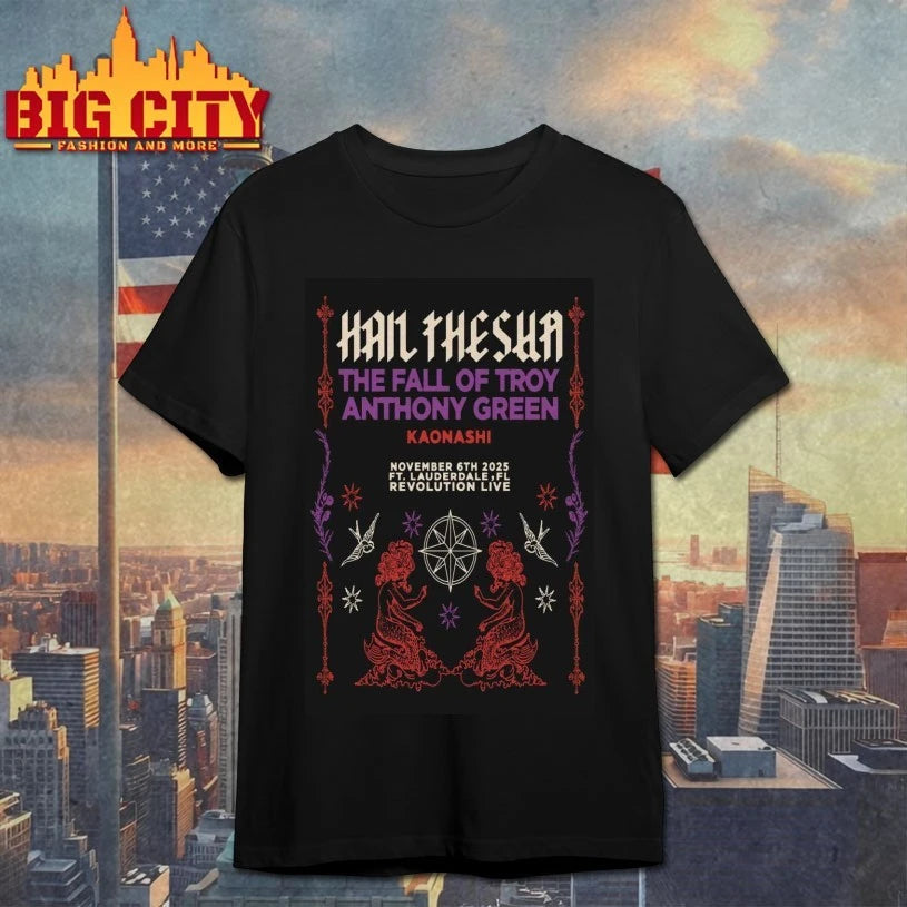 Hail The Sun Nov 6 2025 Ft Lauderdale, FL Event Poster shirt