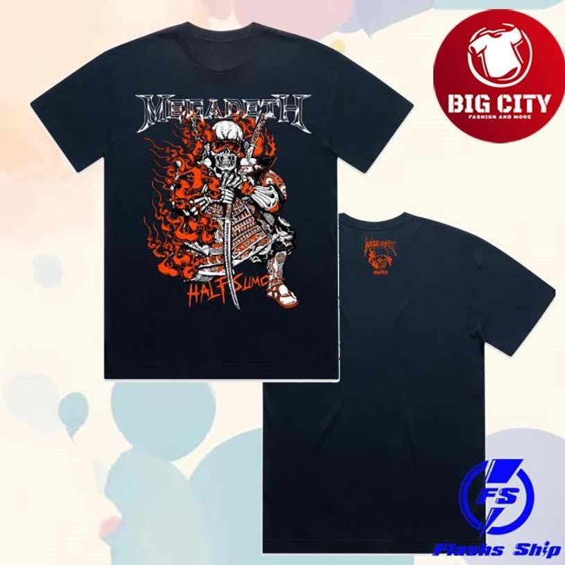 Half Sumo Megadeth Farewell Fire Two Sided Shirt