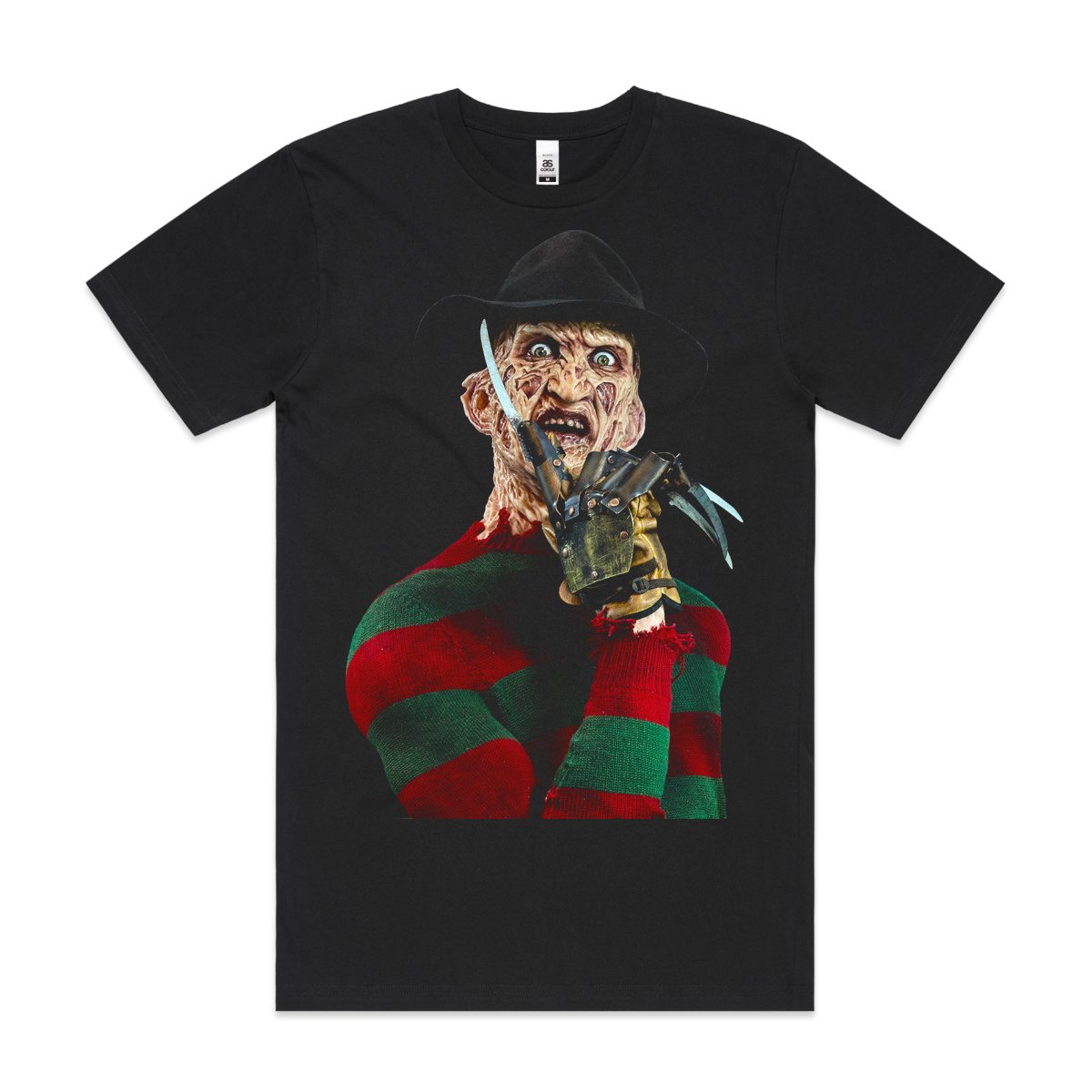 Freddy Krueger V2 Horror movies T-Shirt Cotton Block Tee