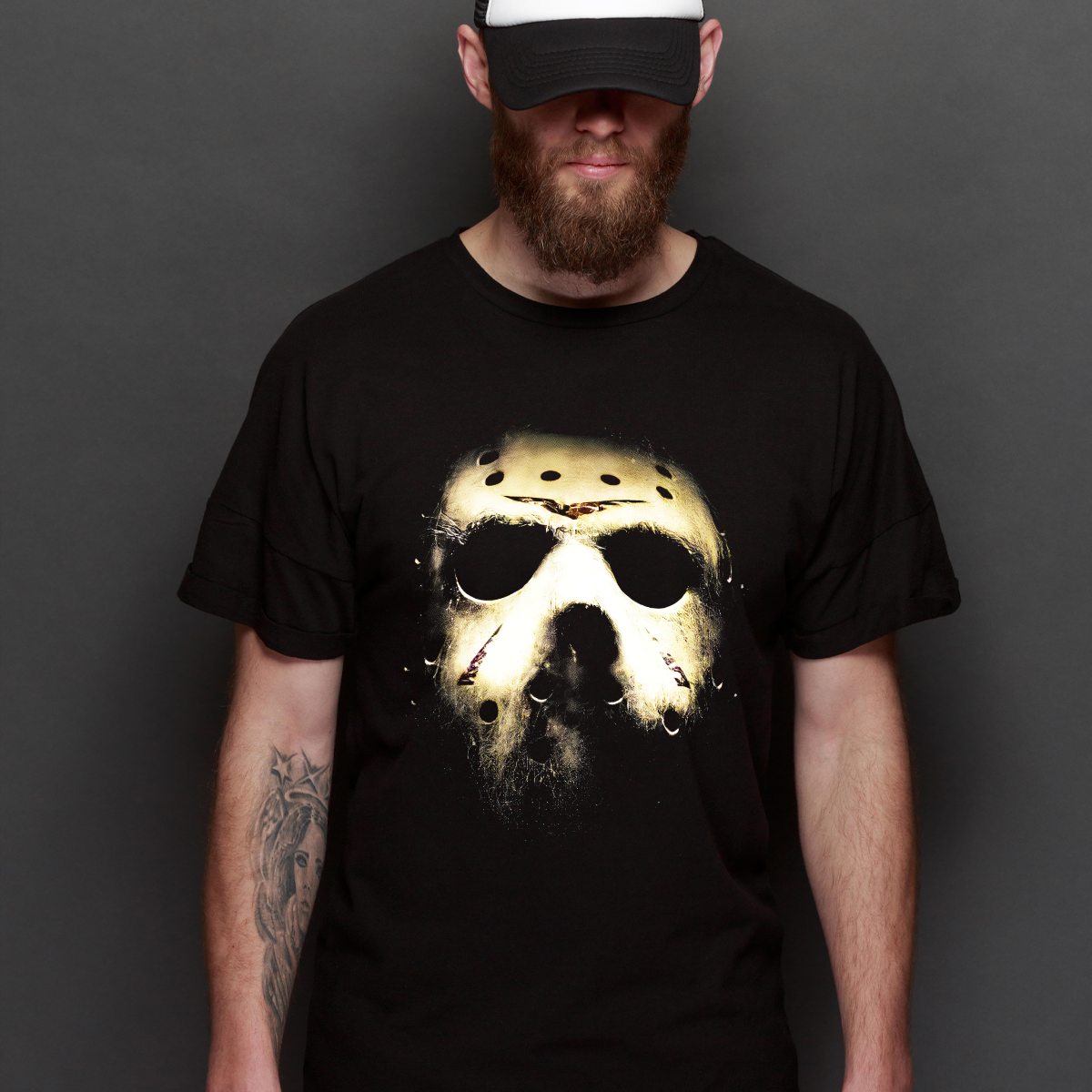Friday the 13th V10 Horror movies T-Shirt Cotton Block Tee
