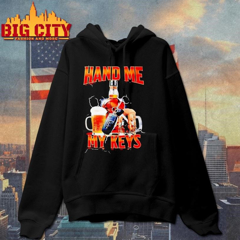 Hand Me The Keys Beer Lightning Graphic Shirt