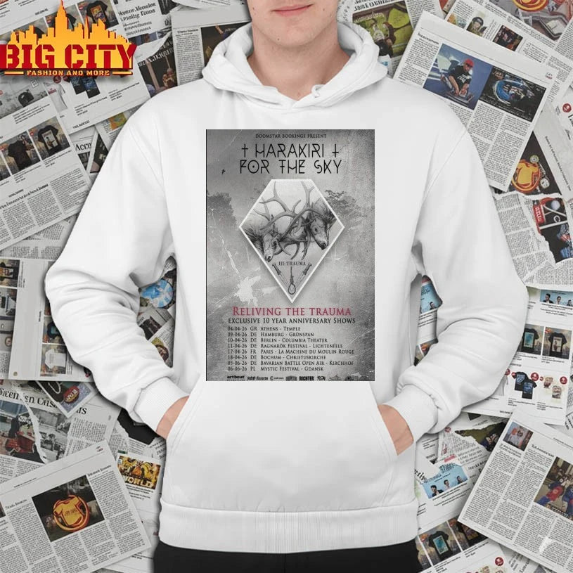 Harakiri For The Sky Exclusive 10th anniversary Shows 2026 Poster shirt