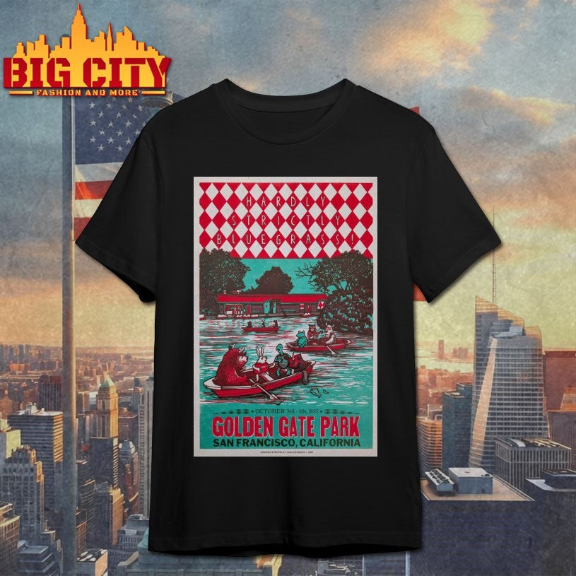Hardly Strictly Bluegrass Festival San Francisco, CA 2025 Poster Shirts