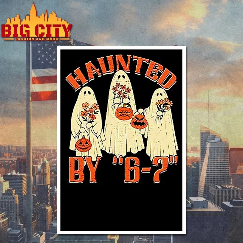 Haunted By 6 7 Meme Halloween shirts