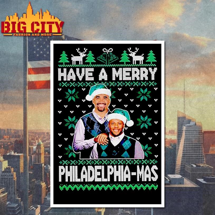 Have A Merry Philadelphia Mas Football Ugly Christmas shirt
