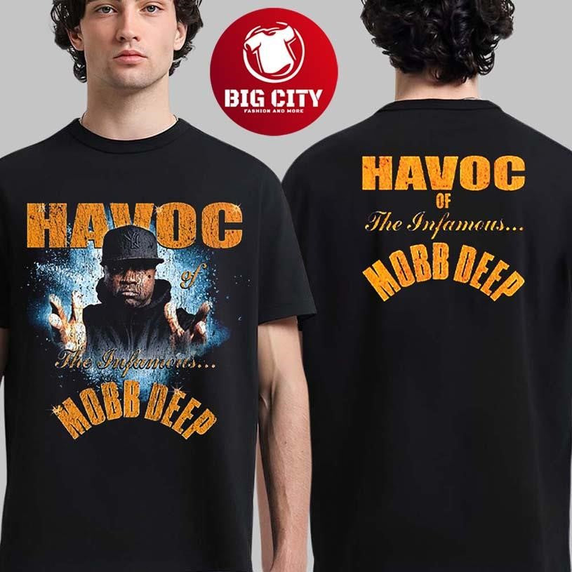 Havoc Of The Infamous Mobb Deep 30th Anniversary Tour 2025 Two Sided Shirt