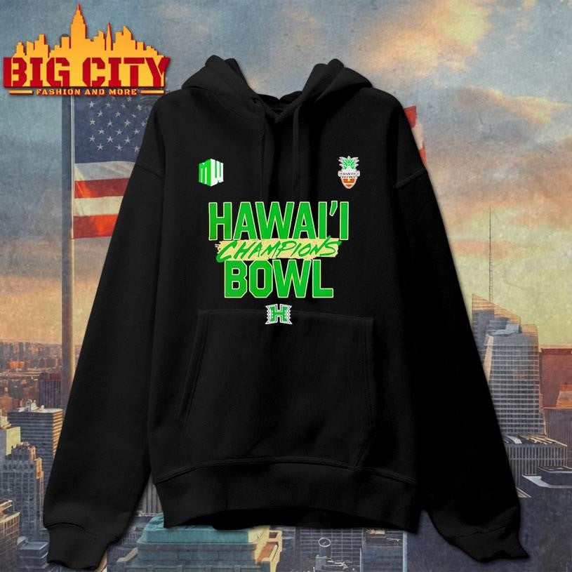 Hawaii Rainbow Warriors 2025 Hawaii Bowl Champions logo Shirt