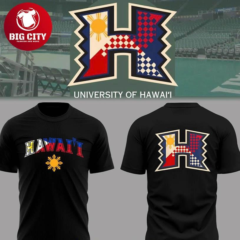 Hawaii Rainbow Warriors Filipino Heritage 2025 Pinoy Pride Two Sided Shirt