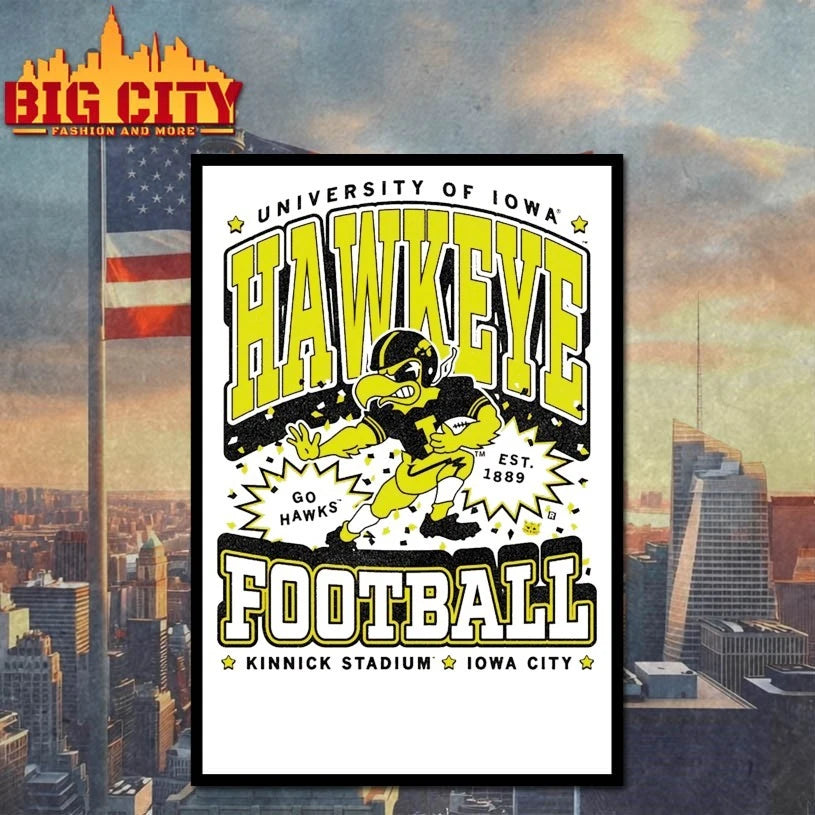 Hawkeye Football Max Collegiate Shirts