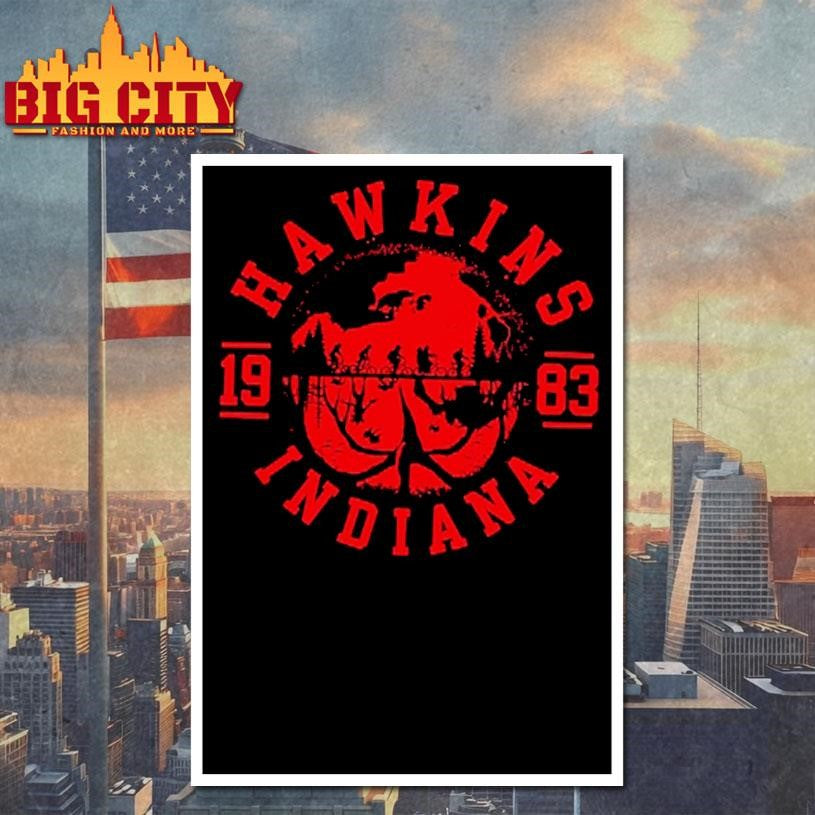 Hawkins 1983 Indiana Upside Down Shirt