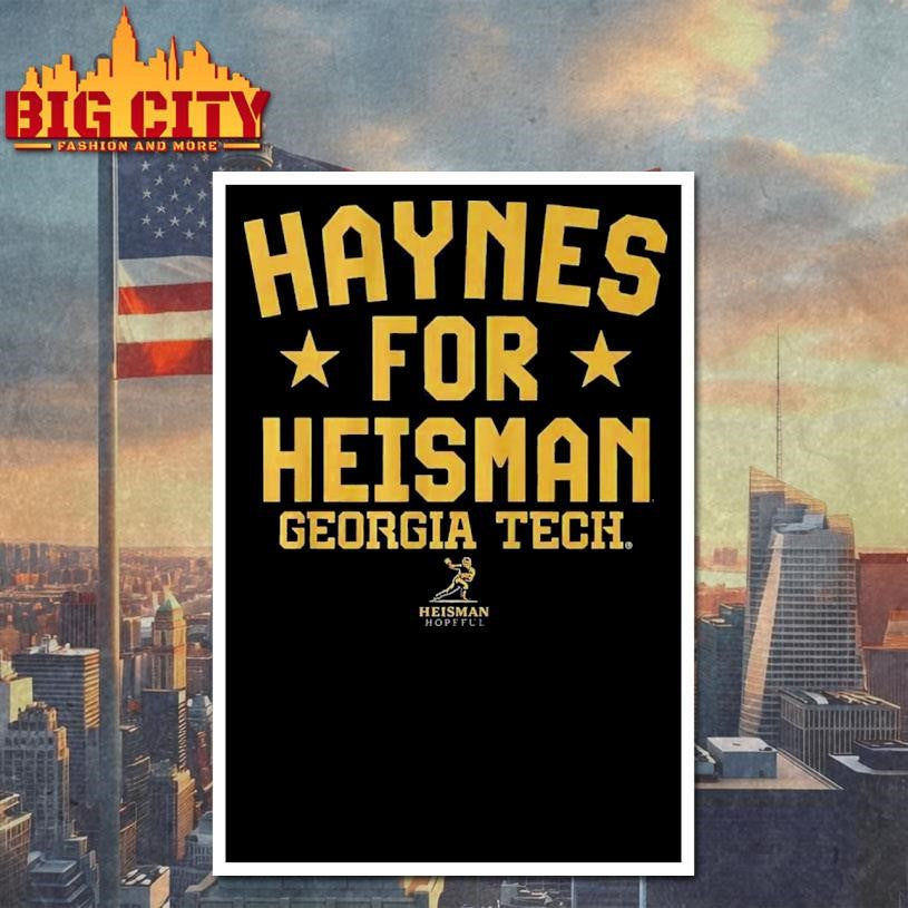 Haynes for Heisman Georgia Tech Shirt