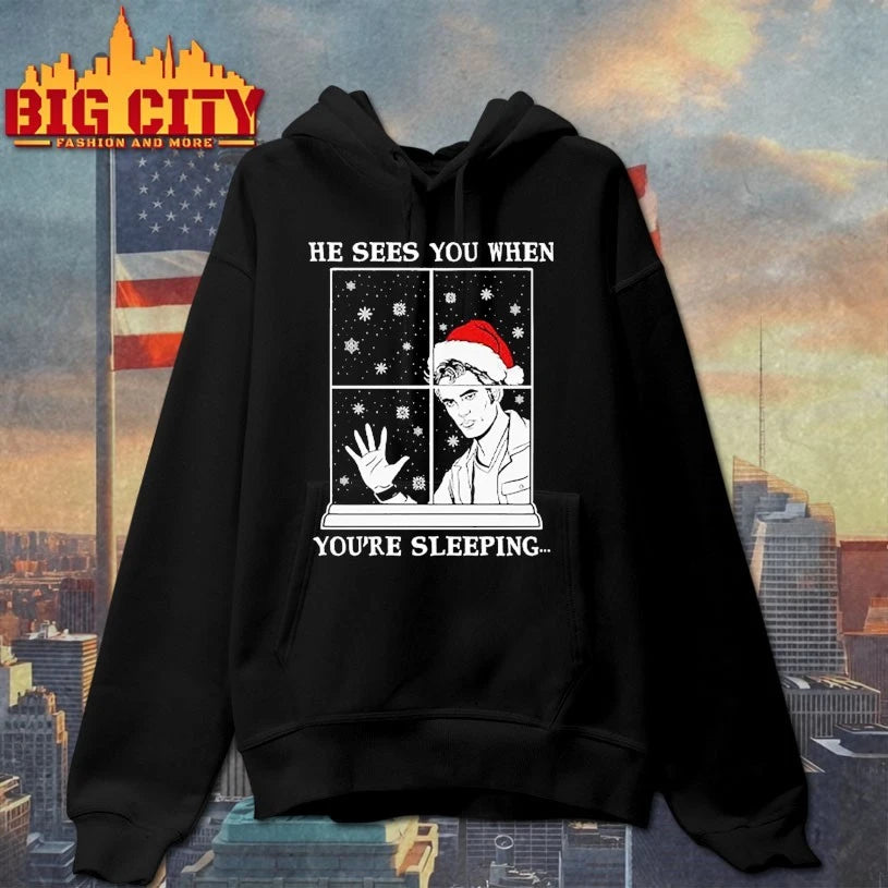He Sees You When You’re Sleeping Christmas shirt