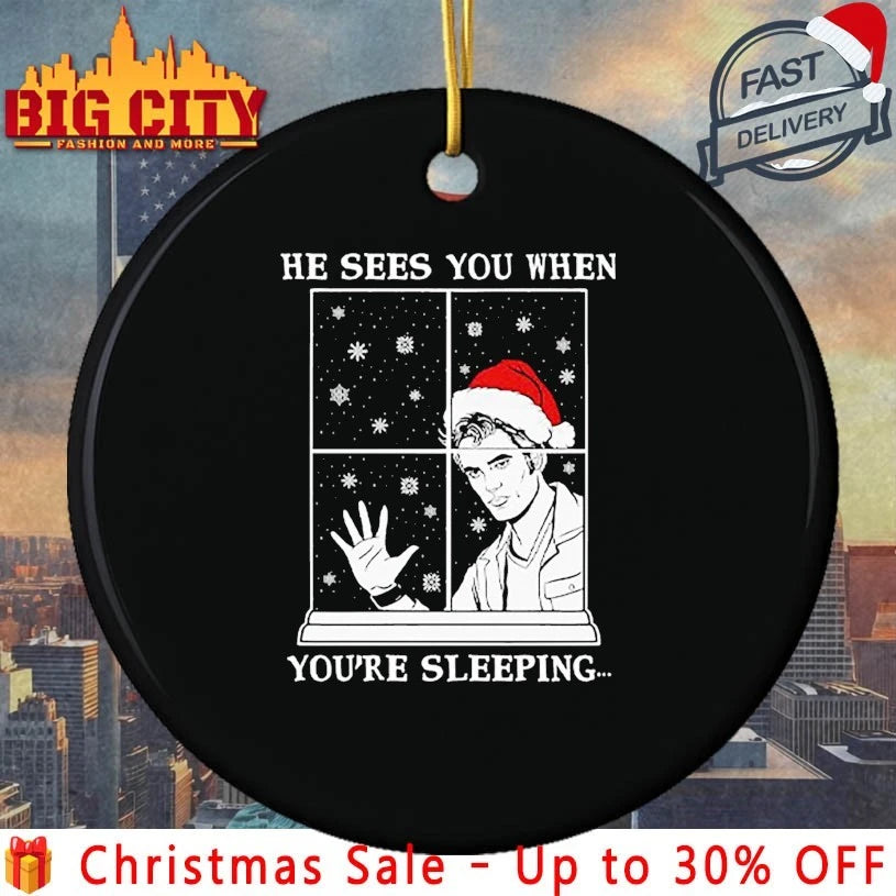 He Sees You When You’re Sleeping Christmas shirt