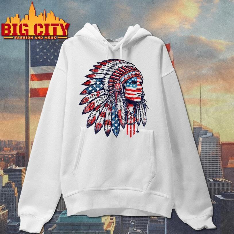 Headdress Native American Chief Indian Heritage Pride Men Shirt