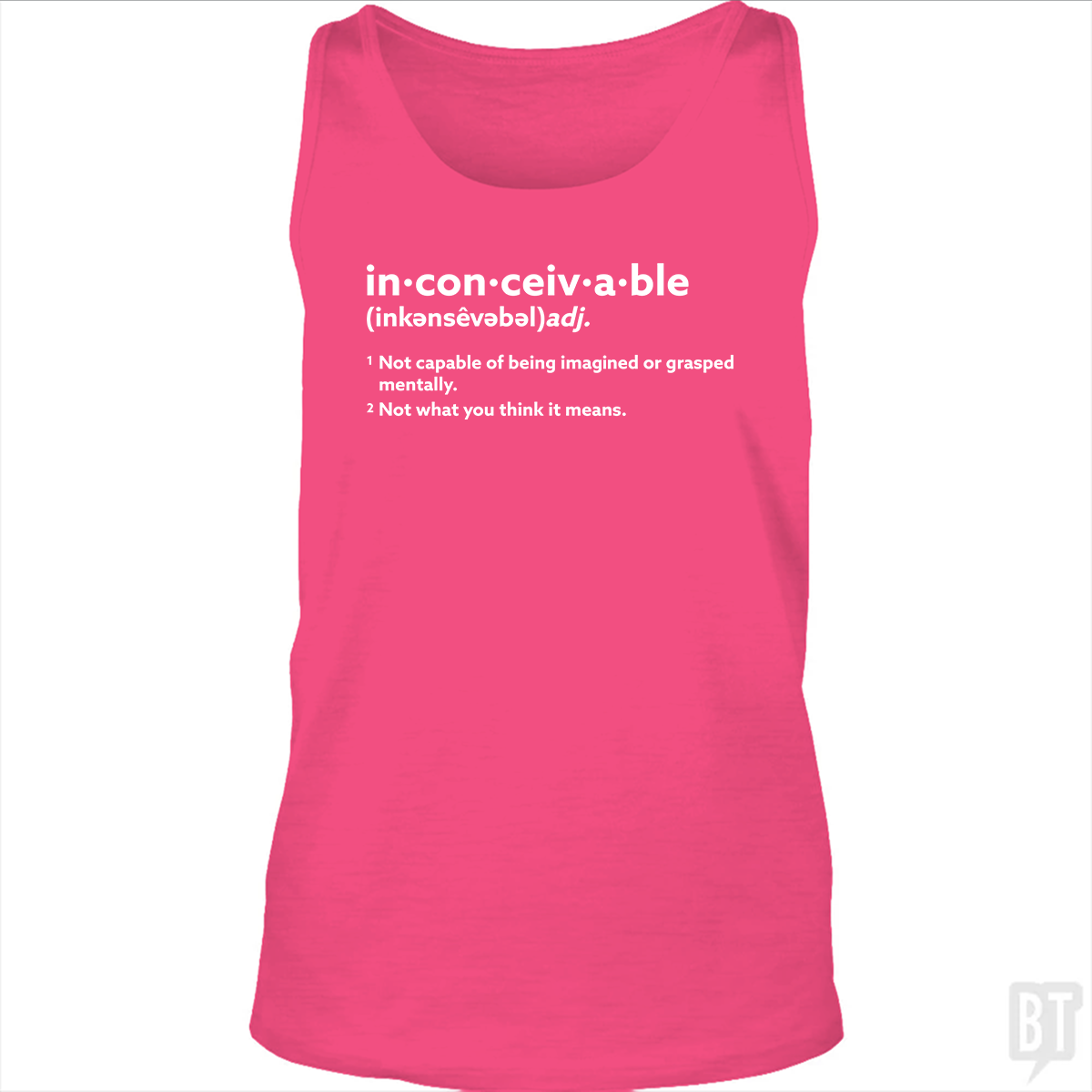 Inconceivable Definition Tank Top