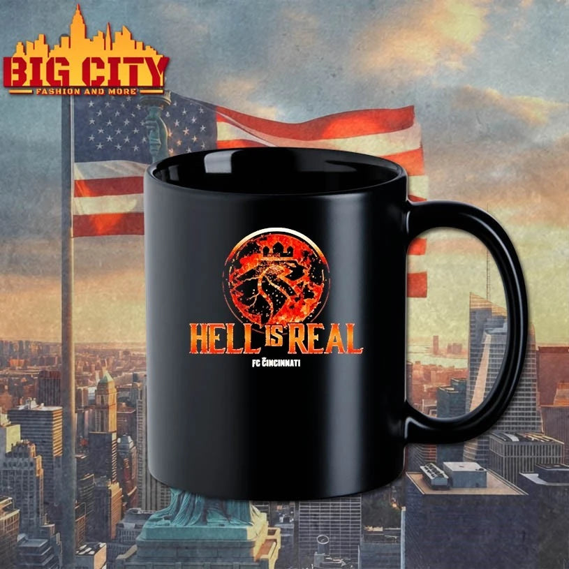 Hell Is Real Kombat Orange Flame Shirt