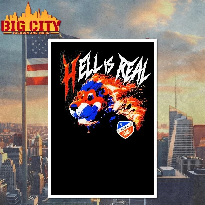 Hell Is Real Retro Flame Shirt
