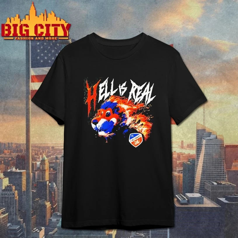 Hell Is Real Retro Flame Shirt