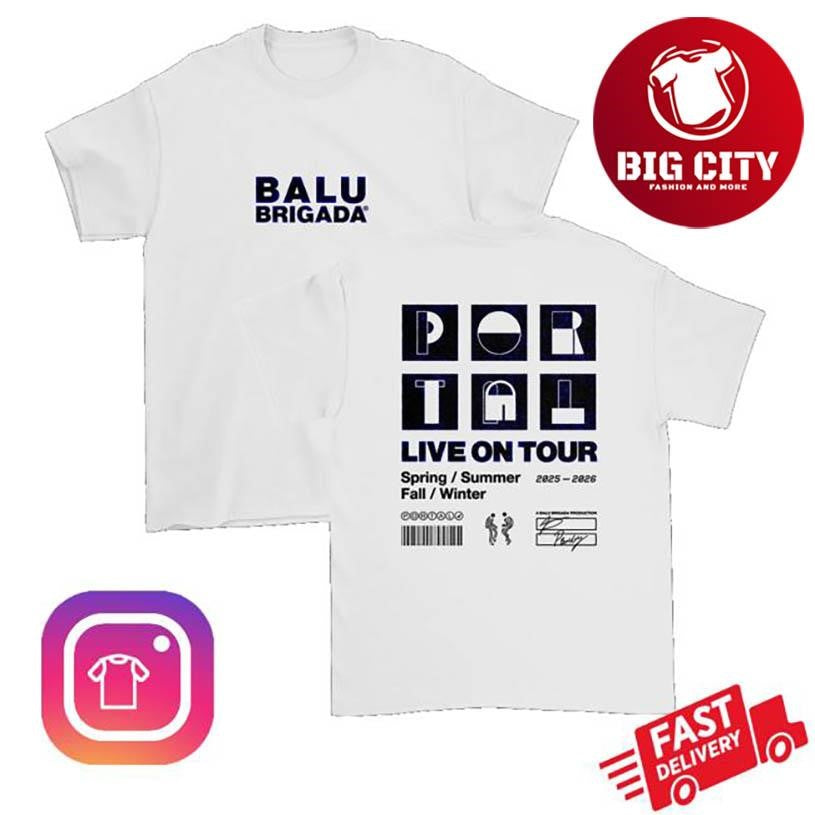 Hello Balu Brigada Portal Live On Tour Two Sided Shirt