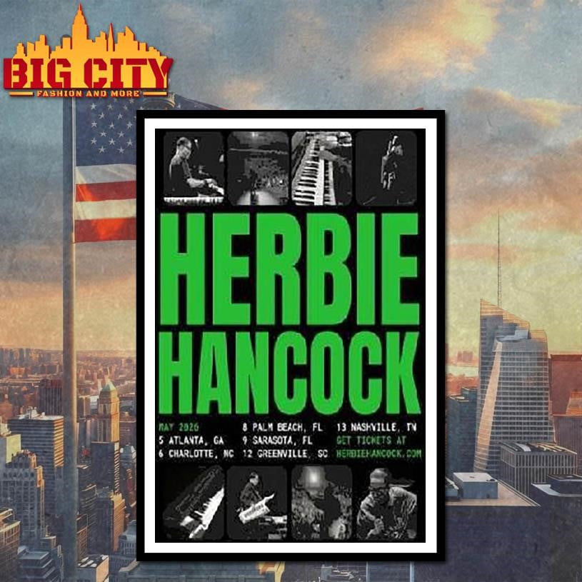 Herbie Hancock May Tour 2026 Shirt