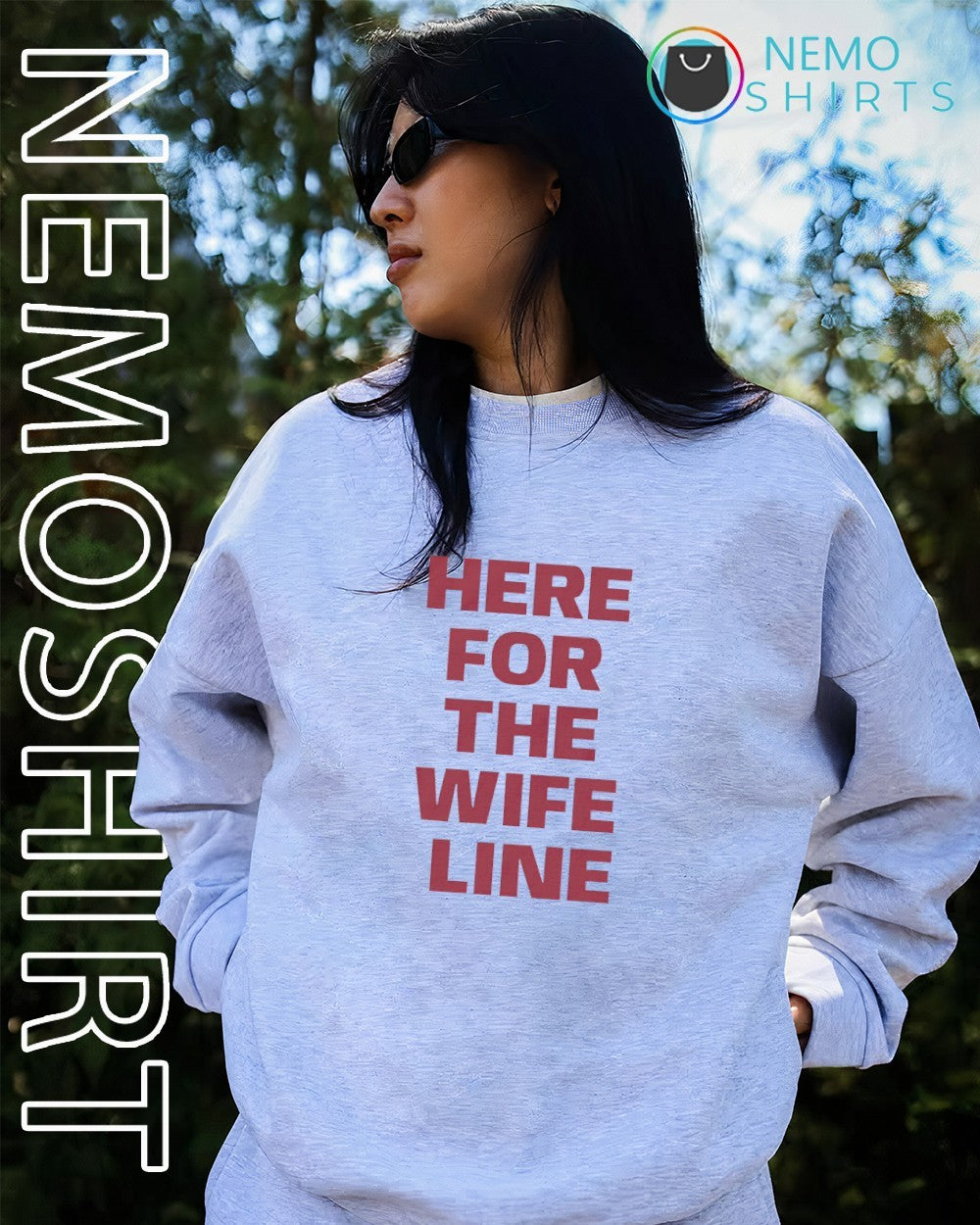 Here for the wife line Montreal Victoire shirt