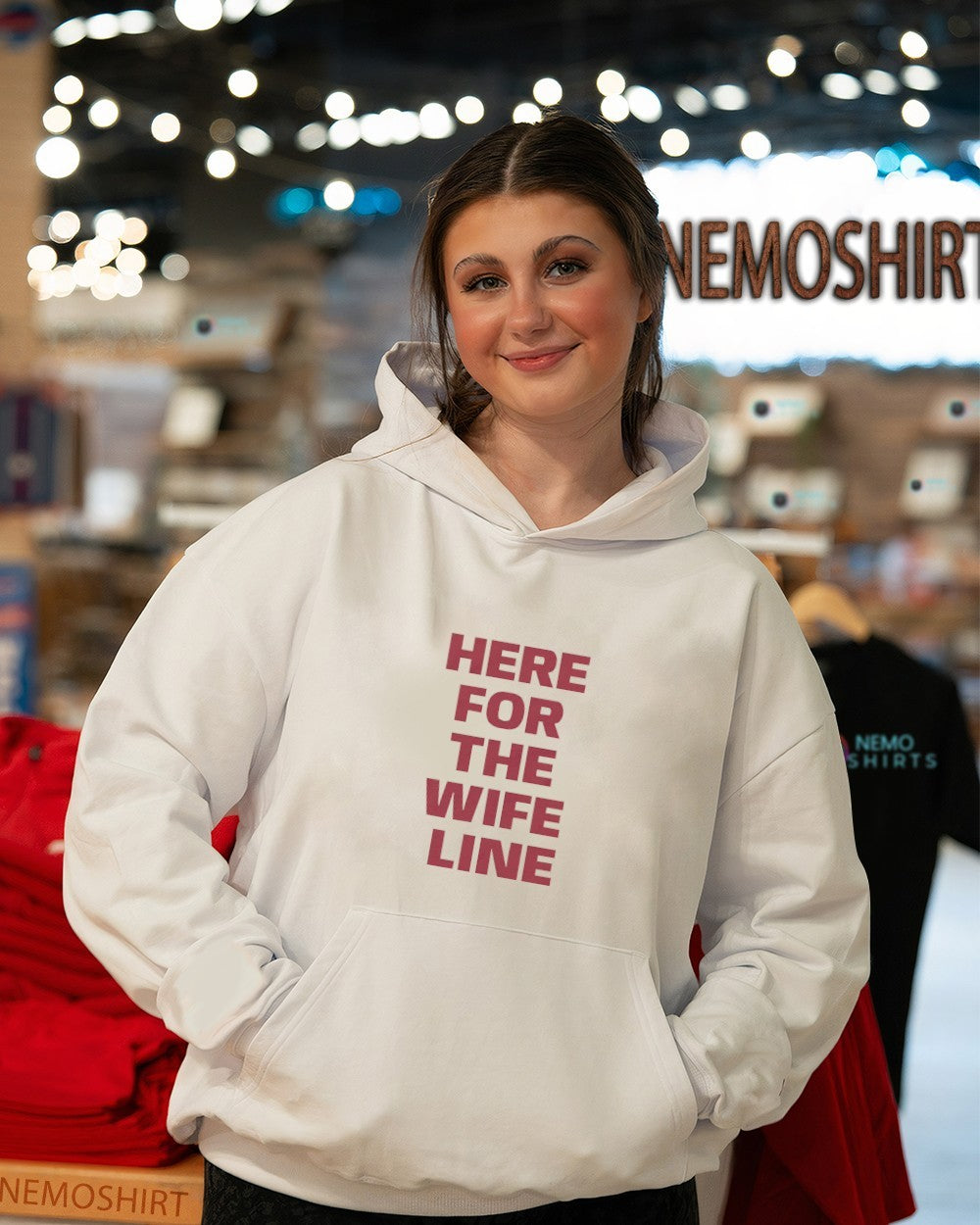 Here for the wife line Montreal Victoire shirt