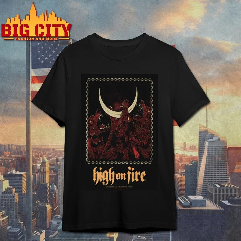 High On Fire Berlin, Germany 2025 Event Poster shirts