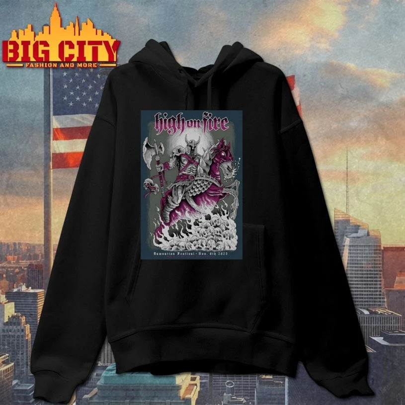 High On Fire Damnation Festival On Nov 8 2025 Poster shirt