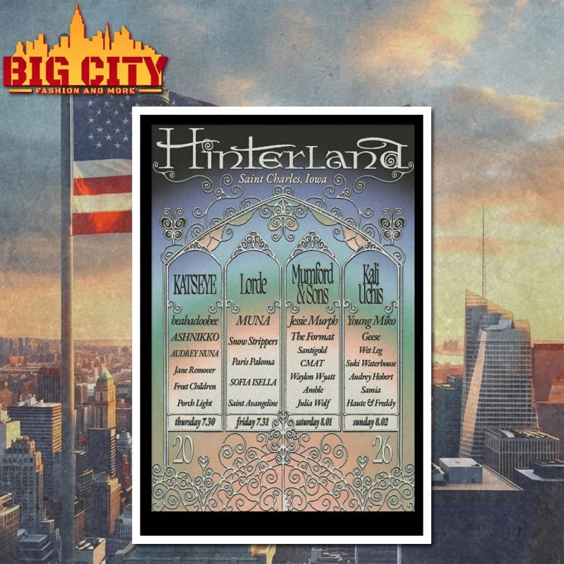 Hinterland St. Charles Iowa Jul 30-Aug 2 2026 Poster shirt
