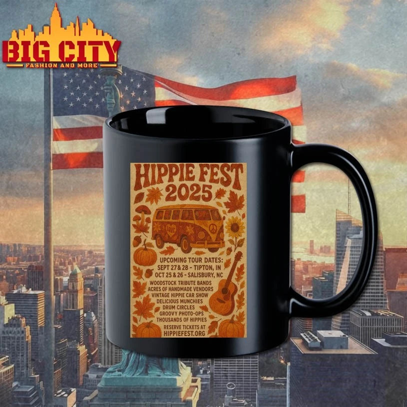 Hippie Fest Tour September 2025 Poster Shirt