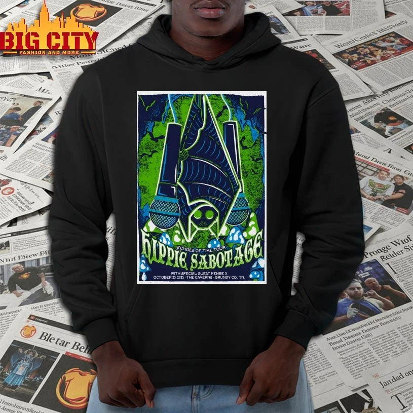 Hippie Sabotage Oct 25 2025 Grundy CO TN Poster shirts