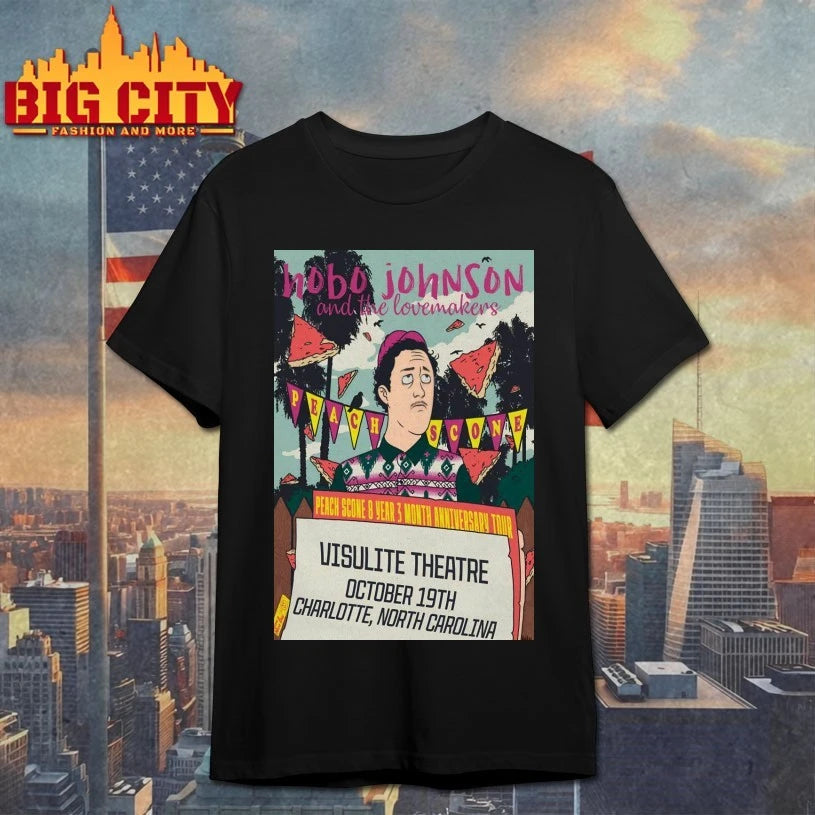 Hobo Johnson Oct 19 2025 Charlotte NC-Visulite Theatre Poster Shirt