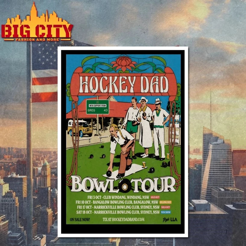 Hockey Dad Bowl 2025 Tour poster shirt