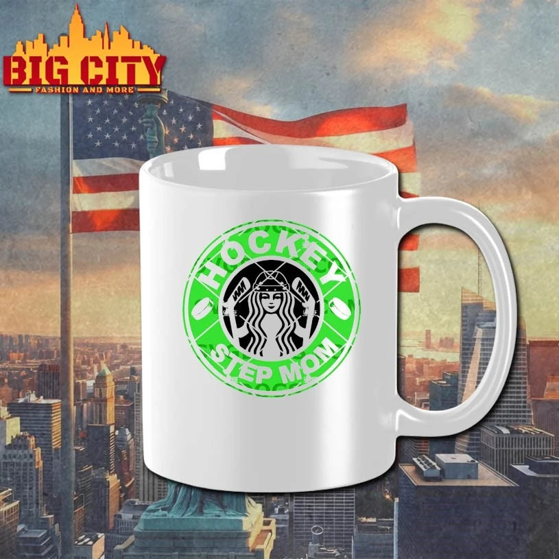 Hockey Step Mom Coffee Starbucks shirt