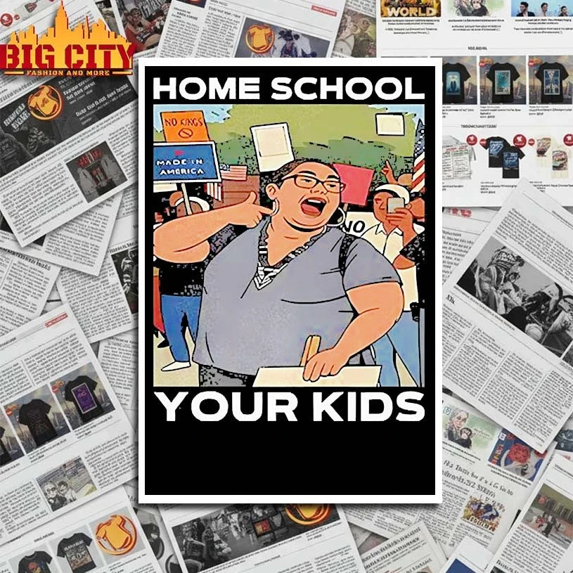 Home School Your Kids Lucy Martinez No Kings Protest shirt