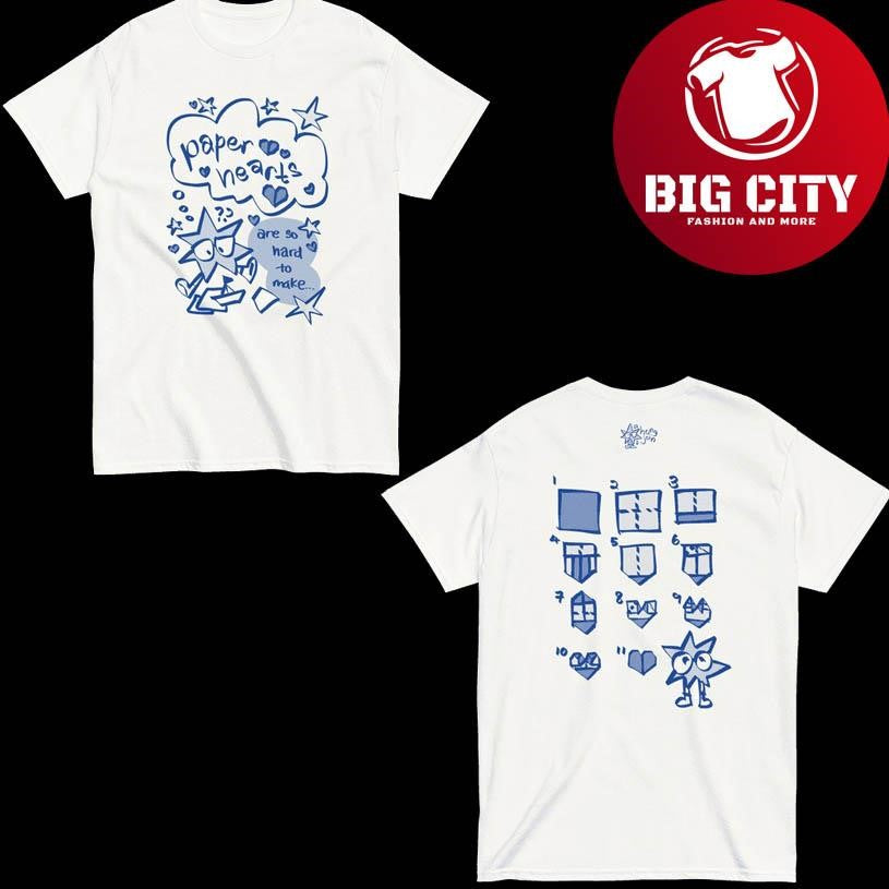 Hongjoin Paper Heartsare Sohard Tomakea 2025 Two Sidded Shirt