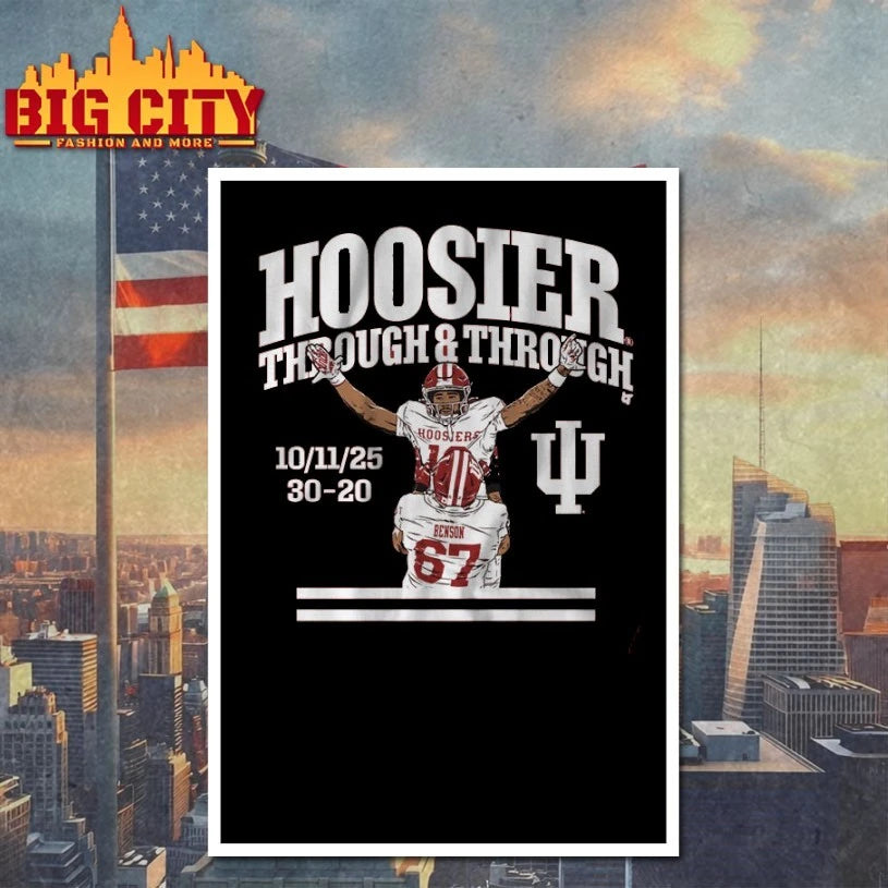 Hoosiers Indiana Elijah Sarratt Hoosier Through &amp; Through shirts