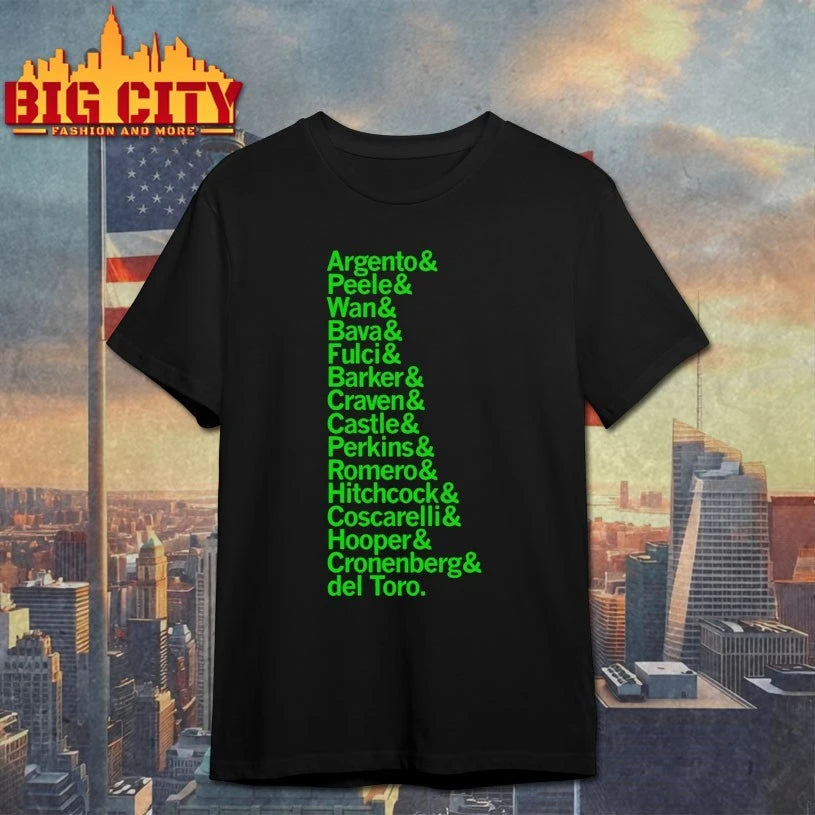 Horror Movie Director’s List shirts