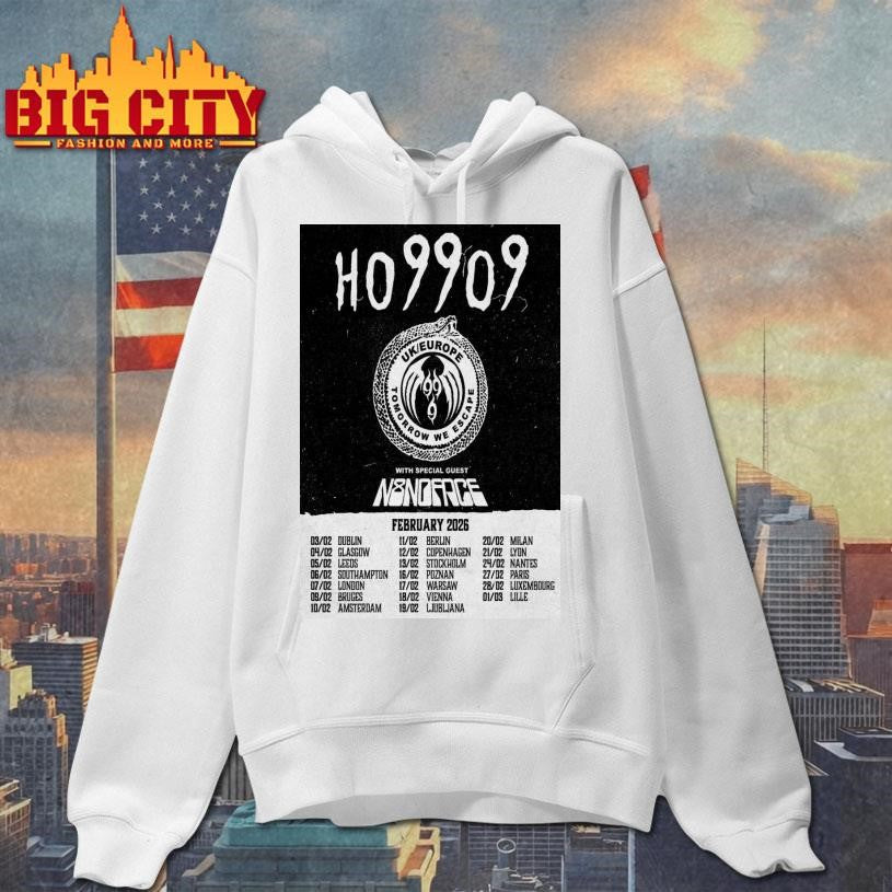 Horror UK Europe Tour February 2026 Poster Shirt
