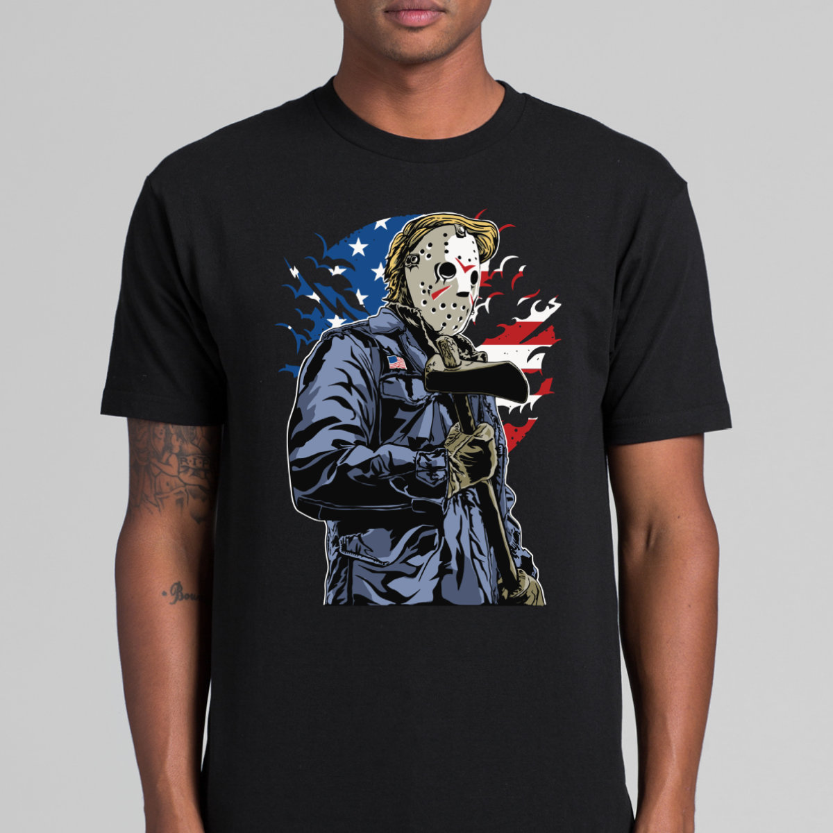 Friday the 13th Horror movies T-Shirt Cotton Block Tee