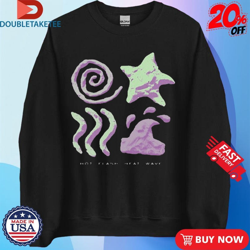 Hot Flash Heat Wave Icons T-shirts