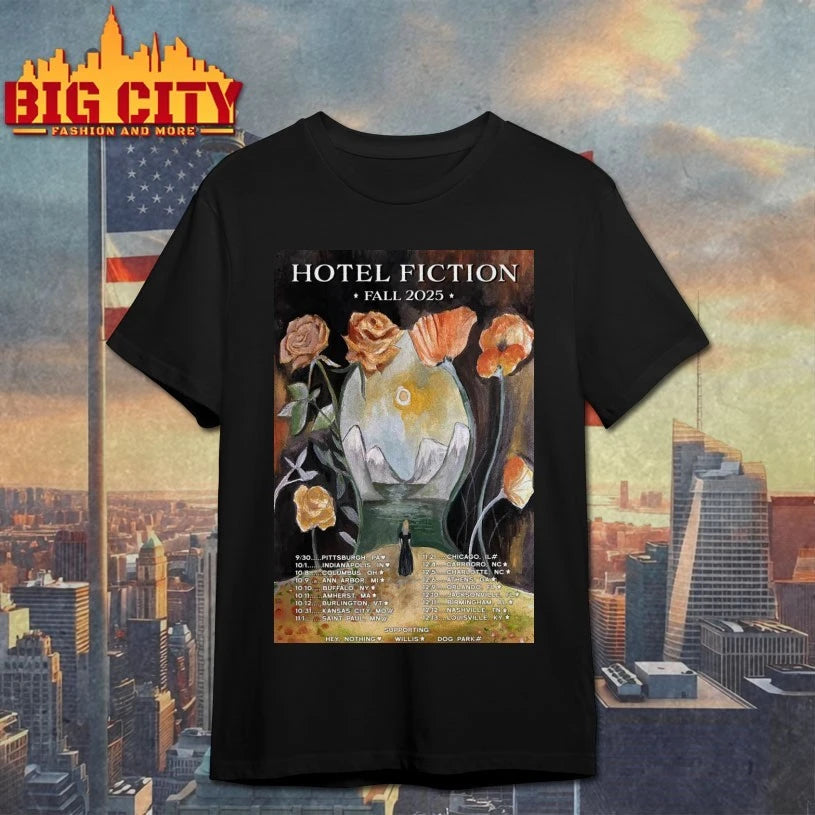 Hotel Fiction Fall Tour 2025 New Poster shirts