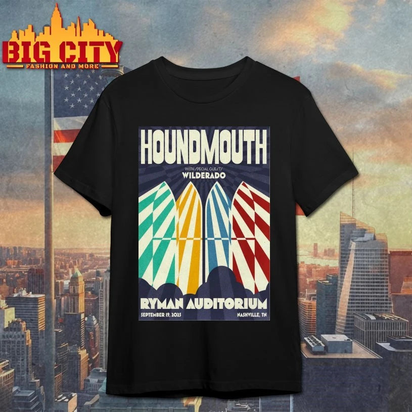 Houndmouth At Ryman Auditorium On Sep 19 2025 Poster shirt
