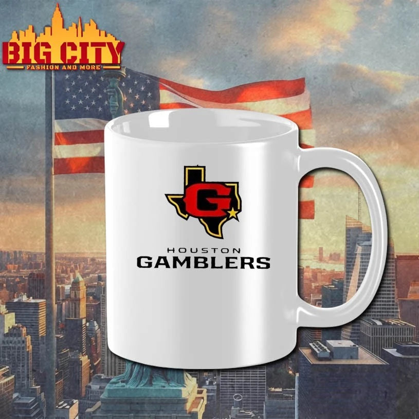 Houston Gamblers Lockup Logo Shirt