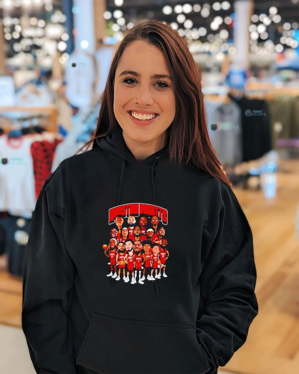Houston Rockets 2026 Playoffs players caricatures shirt