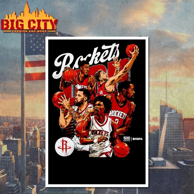 Houston Rockets Starting 5 shirt
