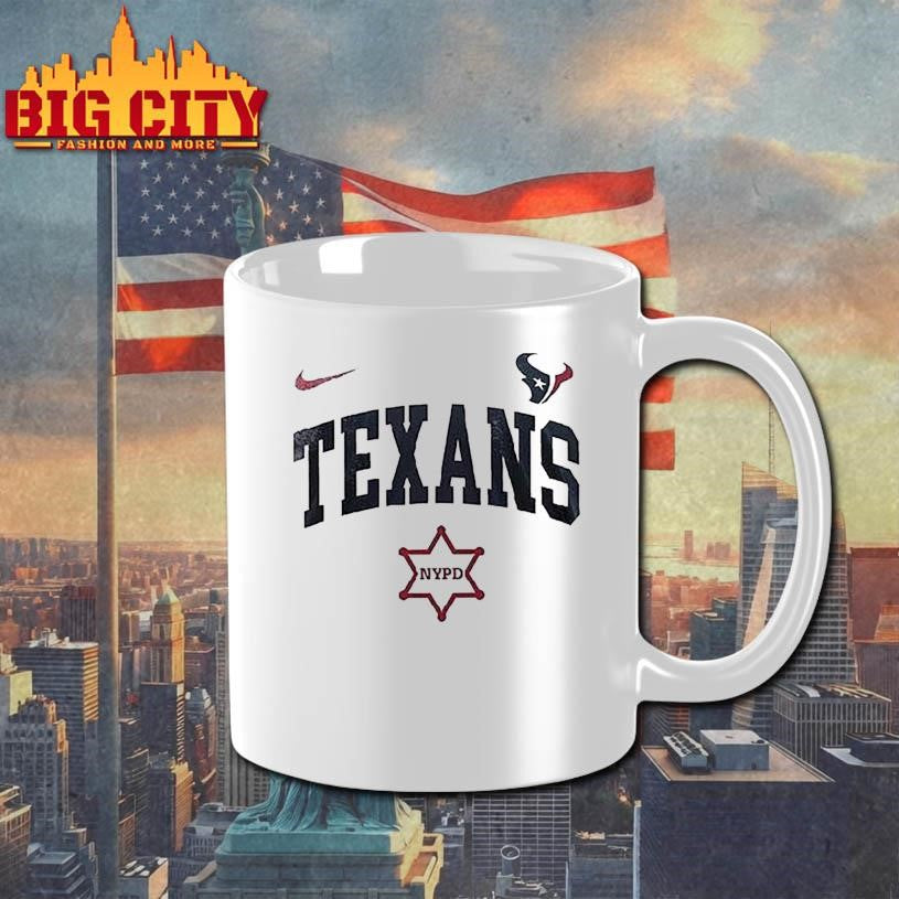 Houston Texans Nypd 180th Anniversary Logo Shirt